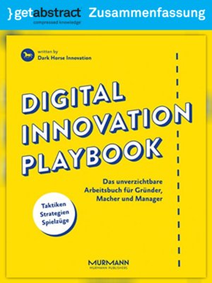 cover image of Digital Innovation Playbook (Zusammenfassung)